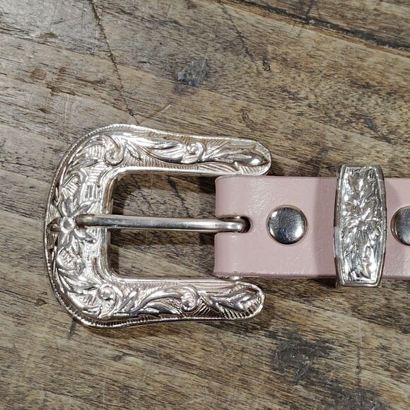 Nocona Pink Western Cowgirl Leather Belt 35\